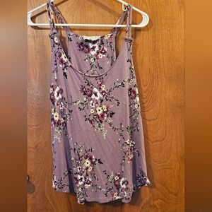 Floral tank top L